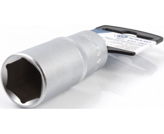 Глубокая торцевая головка 3/8, 19мм, Cr-V КОБАЛЬТ 644-283 – изображение 2