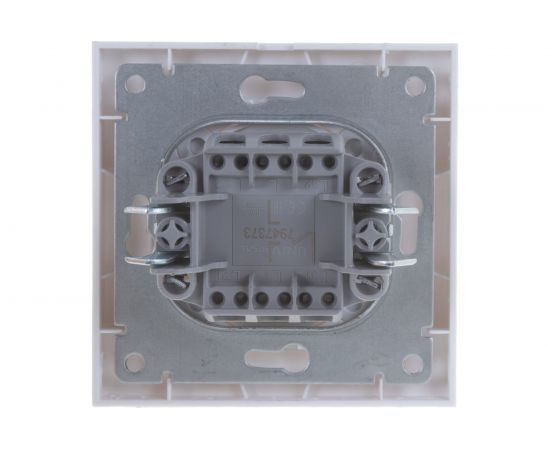 Одноклавишный проходной выключатель, белый UNIVersal Бриллиант 7947373 – изображение 2