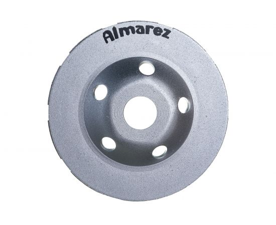 Чашка шлифовальная алмазная сегментная двухрядная (125х22.23 мм) Almarez 303212 – изображение 2