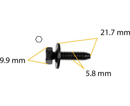 Автокрепеж для Audi/BMW/Chrysler 10 шт 11503834/20351035 КрепАвто M2073 – изображение 2