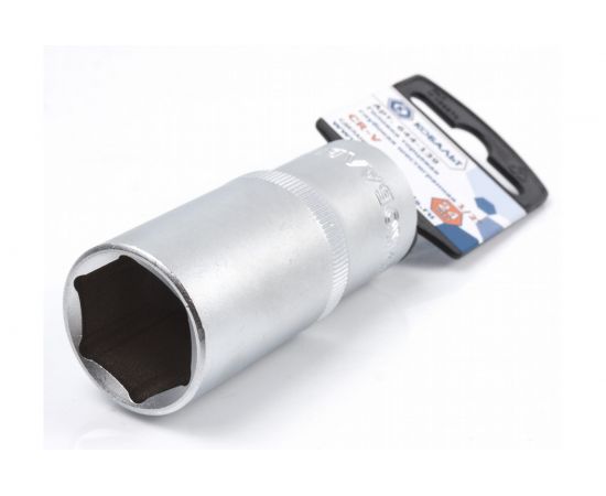 Глубокая торцевая головка КОБАЛЬТ 1/2, 24мм, Cr-V 644-139 – изображение 2