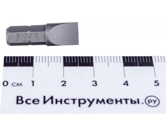 Торцевая вставка (бита) 1/4", Slotted, 8х1.6мм, 25мм KING TONY 102508S2 – изображение 3