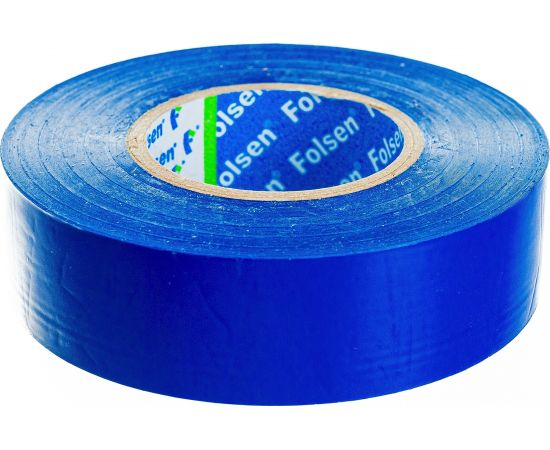 Изоляционная лента Folsen 19ммx20м синяя пламягасящая 012512 – изображение 3