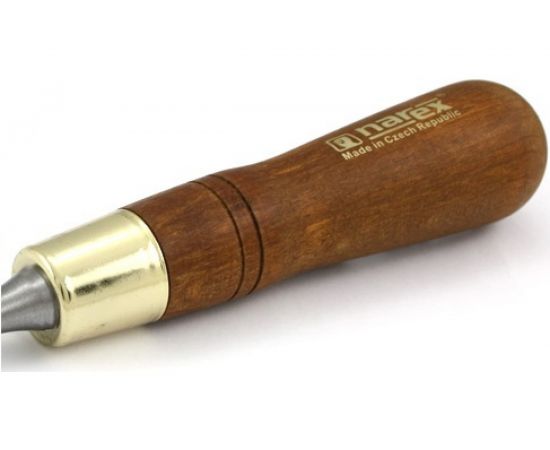 Набор из 6 плоских стамесок с ручкой 6, 10, 12, 16, 20, 26мм в деревянном кейсе NAREX WOOD LINE PLUS 853200 – изображение 4