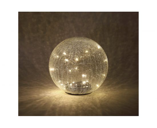 Садовый светильник на солнечной батарее ЭРА ERASF0825 Шар, 20 LED 20 c Б0044233 – изображение 4