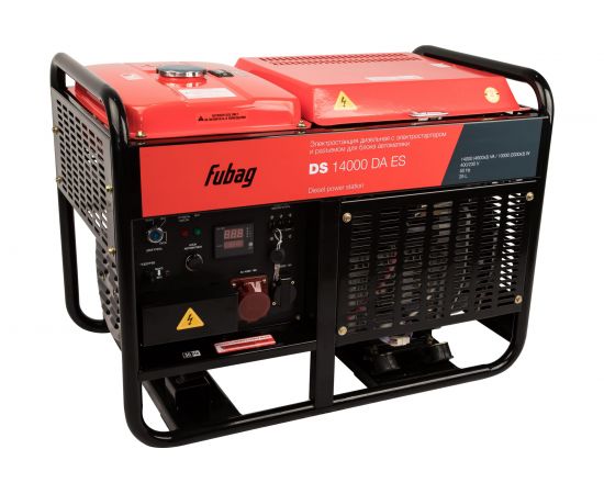 Дизельная электростанция с электростартером и коннектором автоматики FUBAG DS 14000 DA ES – изображение 4