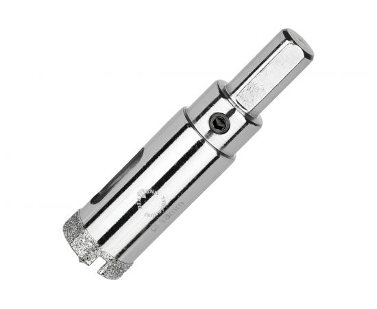 Коронка алмазная по керамограниту и керамике с центрирующим сверлом 18 мм Diamond Industrial DIDCSC018 – изображение 4