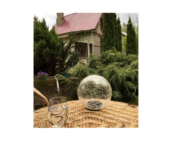 Садовый светильник на солнечной батарее ЭРА ERASF0825 Шар, 20 LED 20 c Б0044233 – изображение 6