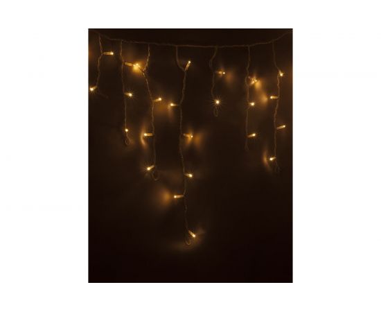 Гирлянда Neon-Night АЙСИКЛ бахрома, 4.8х0.6м, белый ПВХ, 152 LED ТЕПЛО-БЕЛЫЕ 255-138-6 