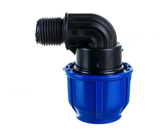 Отвод компрессионный PN16 (25 мм; 1/2") с наружной резьбой RTP 11553 