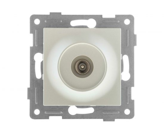 Механизм антенной розетки GUSI ELECTRIC одинарной, СУ, жемчуг С11А1-028 