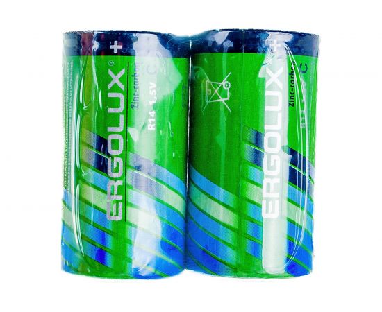 Батарейка Ergolux R14 SR2 R14SR2 1.5В 14335 