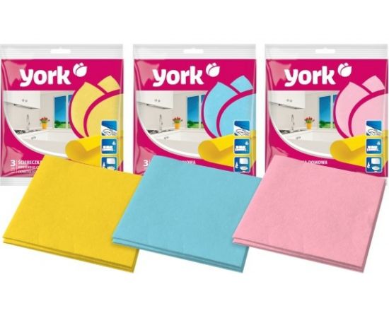 Салфетка дом. YORK 3 шт. 020010 
