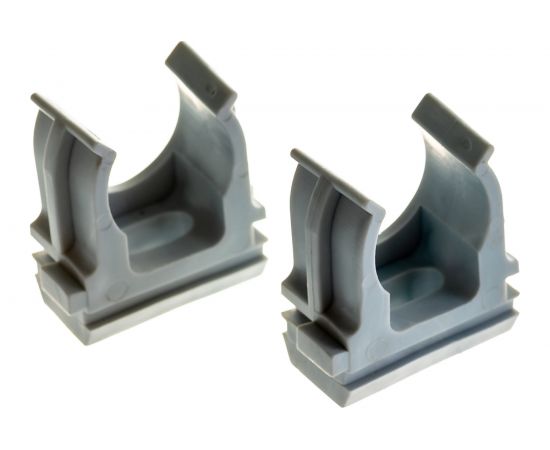 U-клипса для гофры RUCELF серая d16 УКБ-16-С КА-00007236 