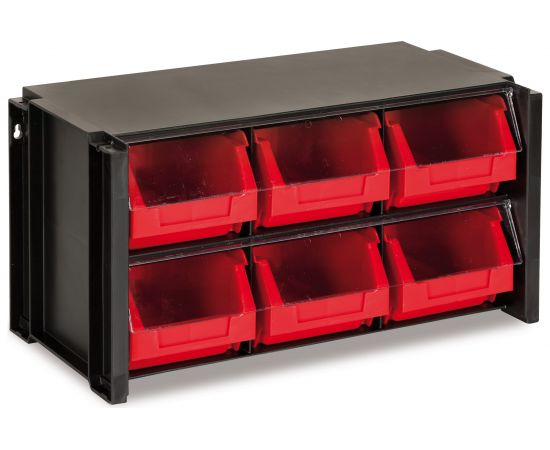 Составная полка 360x170x190мм, 6 выдвижных ячеек 100х170х80мм Tayg 306006 