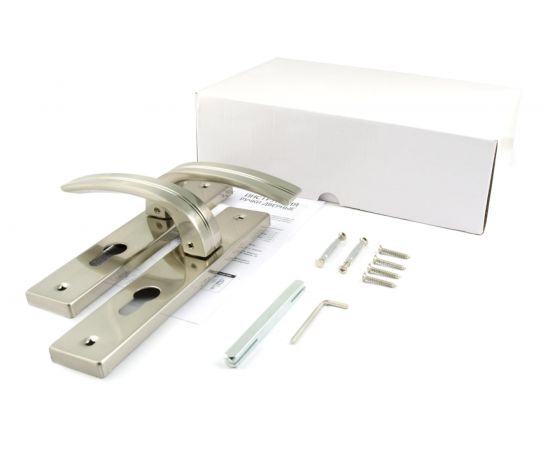 Дверная ручка на планке НОРА-М NEW 106-62 мм хром 17006 – изображение 2