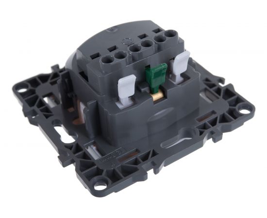 Розетка ЭРА 12200201, 2PE, Schuko, со шторками, 16A, 250В, IP20, без м.лапок Б0036440 – изображение 2