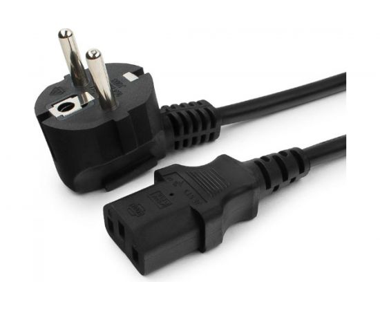 Кабель питания Cablexpert Schuko-C13, 10м, 3x1кв.мм, черный, с заземлением, пакет PC-186-1-10M – изображение 2