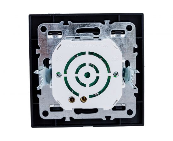 Диммирующий выключатель STEKKER PSW10-9006-03, 250V, 600W, серия Эрна, черный 39474 – изображение 2