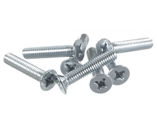 Винт Tech-Krep DIN965 с потайной головкой, оцинкованный М6х30 10 шт - пакет 103002 – изображение 2