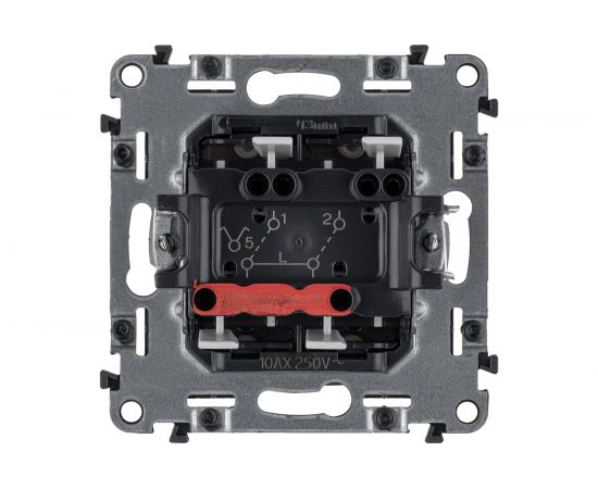 Механизм выключателя Legrand 2-кл. СП Valena Allure 10А IP20 250В Leg 752805 1180937 – изображение 2