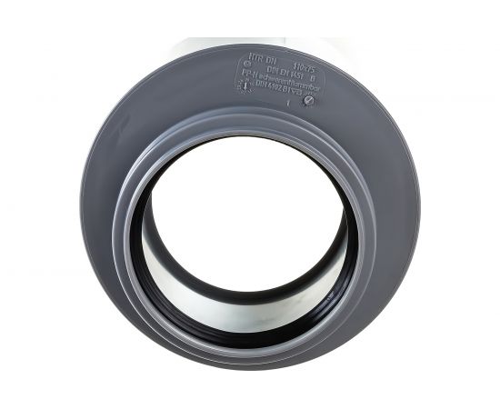 Канализационная редукция Ostendorf 110х75 мм, короткая 115715 – изображение 2