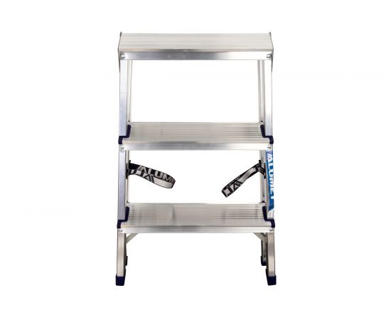 Двухсторонняя алюминиевая стремянка Алюмет AD A7203 – изображение 3