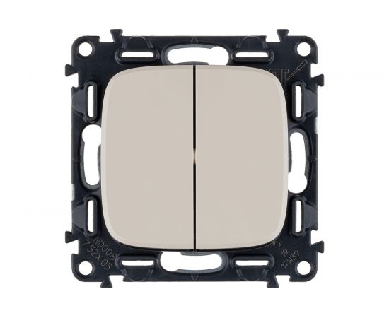 Механизм выключателя Legrand 2-кл. СП Valena Allure 10А IP20 250В Leg 752805 1180937 – изображение 3