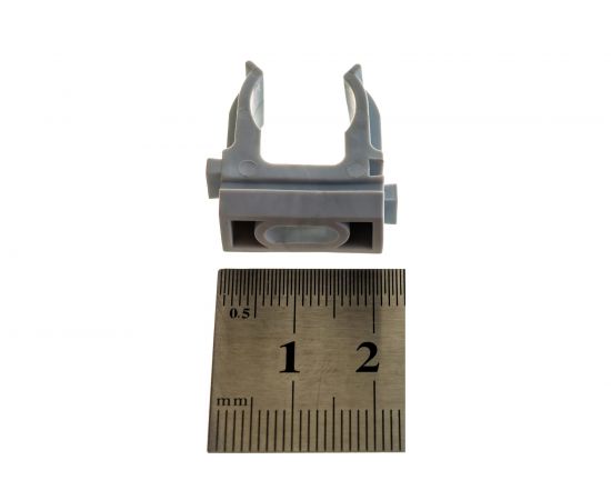 U-клипса для гофры RUCELF серая d16 УКБ-16-С КА-00007236 – изображение 3