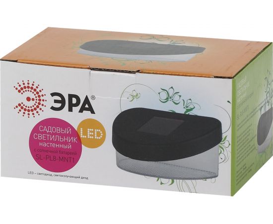 Садовый светильник на солнечной батарее ЭРА SL-PL8-MNT1 пластик, 5.5 см, черный Б0018819 – изображение 3