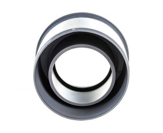 Канализационная редукция Ostendorf 110х75 мм, короткая 115715 – изображение 3