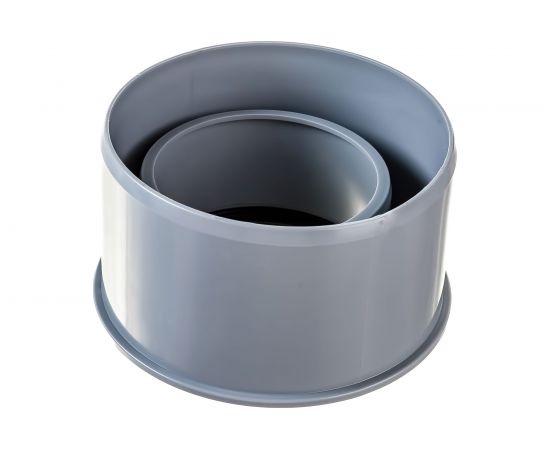 Канализационная редукция Ostendorf 110х75 мм, короткая 115715 – изображение 4