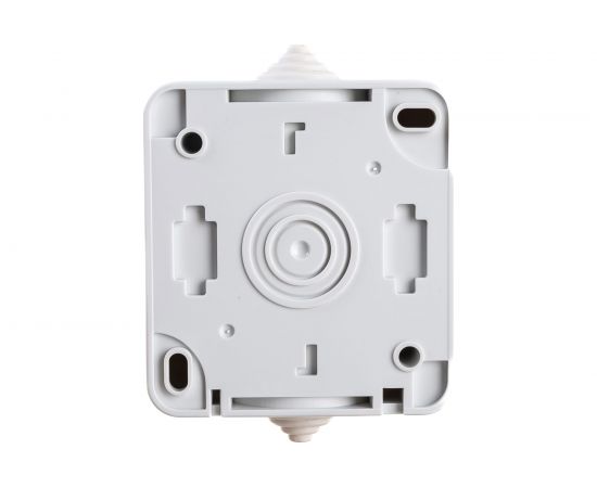 Одноместная розетка АБК-СИЛА с заземлением 16А 220В ОУ (керамика) "ПЕГАС" IP44 белая 1 шт 5402212 – изображение 5