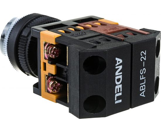 Кнопка ANDELI ABLFS-22 красный, d22мм, неон, 220В ADL10-025 – изображение 5