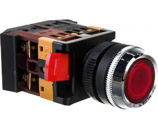 Кнопка ANDELI ABLFS-22 красный, d22мм, неон, 220В ADL10-025 – изображение 6