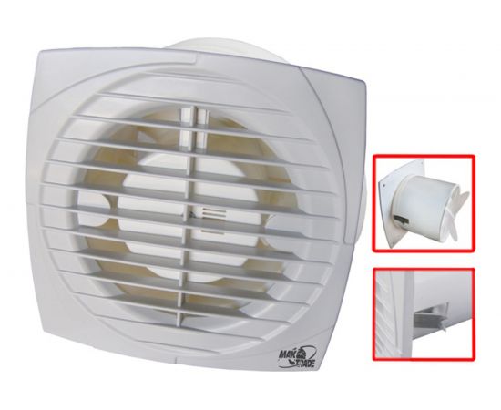 Вентилятор MTG A100-PPK шнуровой выключатель + клапан 9888 