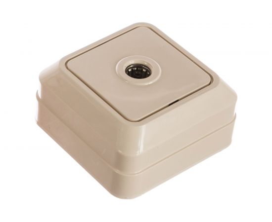 Розетка UNIVersal Олимп TV слоновая кость ivory Б-О0027 