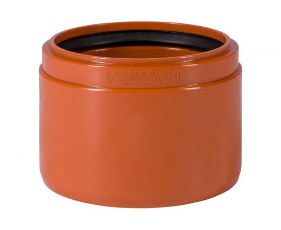 Переход на муфту бетонной трубы для наружной канализации Ostendorf ПВХ, 125 мм 221840 