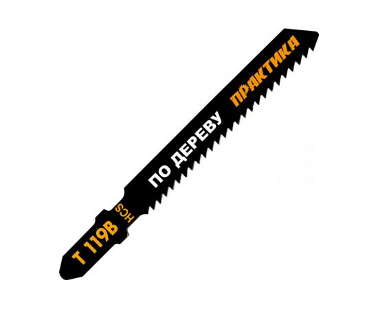 Пилка (2 шт; T119B) для лобзиков ПРАКТИКА 034-588 