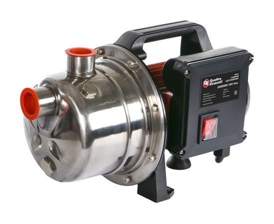 Садовый насос QUATTRO ELEMENTI Giardino 1001 Inox 910-195 