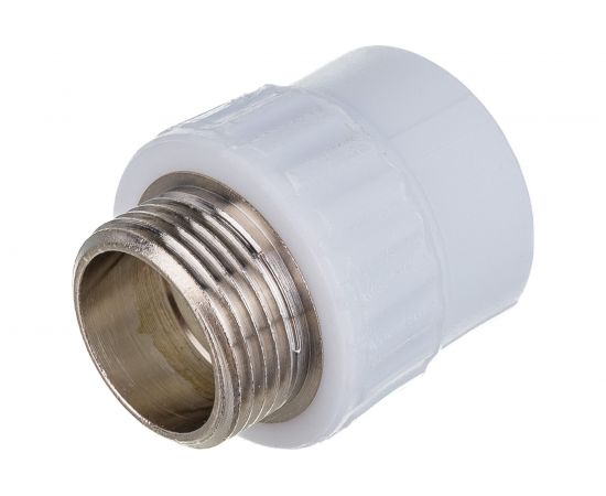 Комбинированная муфта VALFEX PP-R белая, 32х1 дюйма НР 10130032 127-0243 