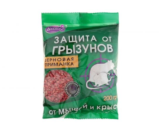 Зерно от грызунов Домовой Прошка пакет 200 г 21106 