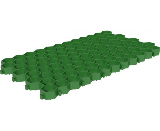 Газонная решетка Gidrolica 700х400х33 мм - пластиковая зеленая 607 