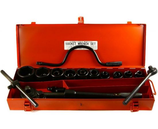 Набор торцевых головок SITOMO N5 10-50 мм, 1/2" и 3/4" кейс металл 119807 