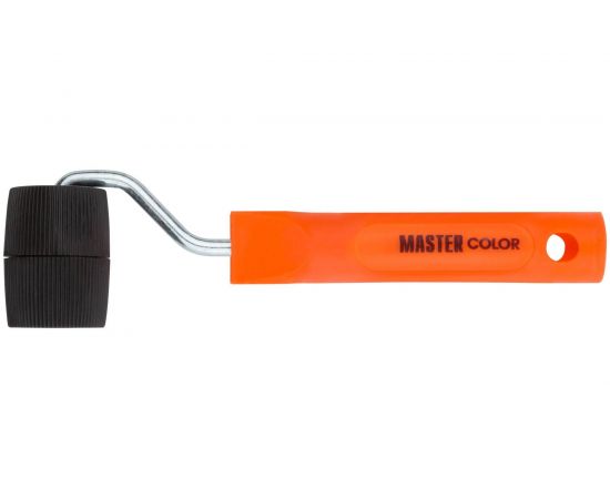 Прижимной ролик MASTER COLOR Бочка для стыков обоев, пластиковый, ручка 6 мм, 45 мм 30-1904 