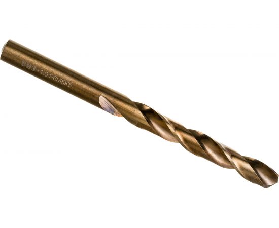 Сверло по металлу КОБАЛЬТ (11х94х142 мм; Р6М5К5; класс А1) Gigant GT-152 