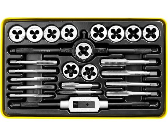 Набор метчиков и плашек STAYER MASTER 24 предмета 28020-H24 