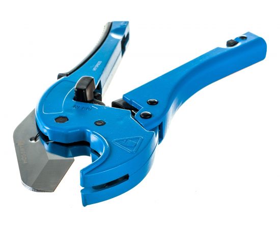 Труборез для пластиковых труб Hogert Technik ПВХ, ПЭ, ПП до 42 мм, лезвие сталь SK5 HT1P605 – изображение 2