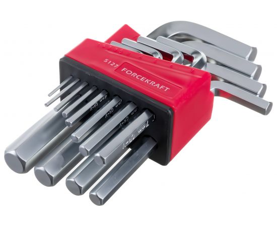 Набор ключей FORCEKRAFT FK-5127 Г-образные, 6-гранные, 12пр 29602 – изображение 2