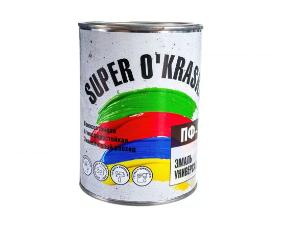 Эмаль super maler ПФ-115 Голубой 0,9кг Лк-00005639 – изображение 2